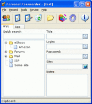 Personal Passworder screenshot